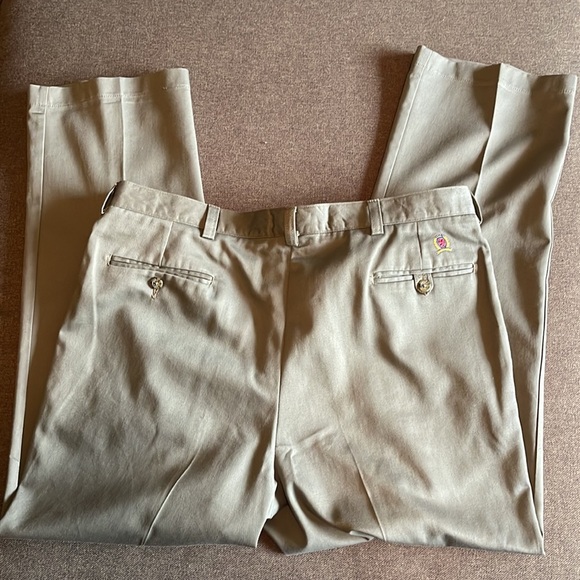 Vintage Tommy Hilfiger Men's XL Olive Green Khaki Chino Pants 38x30 - Picture 4 of 4